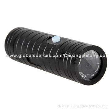 Mini camera extreme sports, underwater 30M, replaceable lithium battery